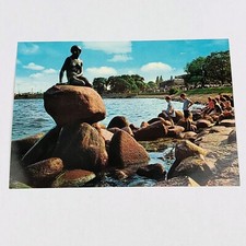Little Mermaid Statue Copenhagen Denmark Postcard picture