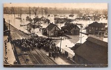 J99/ Marion Indiana RPPC Postcard c1910 Flood Disaster 429 picture