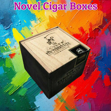 Tabernacle Hav Seed Goliath Empty Wooden Cigar Box 6x6x5.25 picture