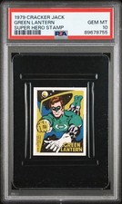 1979 CRACKER JACK GREEN LANTERN SUPER HERO STAMP  PSA 10 picture