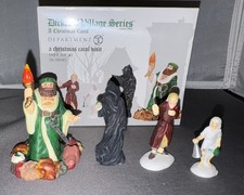 Dept 56 Dickens A CHRISTMAS CAROL VISIT Scrooge A Christmas Carol Ghosts 58542 picture