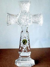 Waterford KILREE Crystal Standing Cross 9.25