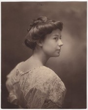 Ida Evangeline Prouty  Iowa Suffrage Leader Original NEA Press Photo Stamp 1913 picture