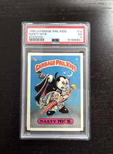 PSA 5 - 1985 GARBAGE PAIL KIDS STICKERS #1A NASTY NICK - TOPPS picture