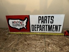 Vintage RV Holiday Rambler Travel Trailers Camper Service Dept camping  Sign picture