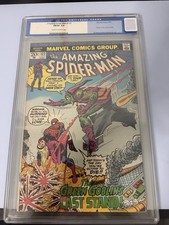 The Amazing Spider-Man #122 (Marvel Comics July 1973) CGC 7.0 Green Goblin Dies picture