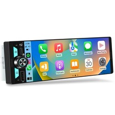 Single Din CarPlay Multimedia Receiver: 6.5 Inch Wireless Android Auto Car St... picture