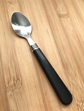Gibson Stainless GIA3 BLACK Plastic Handle TEASPOON 6” picture