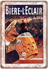 OGÉ, Eugène Bière de l'Eclair, 1900 Liquor Poster Retro Look Sign E1168 picture