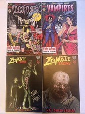 Vampires Zombie Terrors comic lot  #1 NM/M Signed By Artist Frank Forte Horror picture