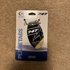 MotoArt Planetags Boeing 747-200 Black/Yellow Easter Egg Combination picture