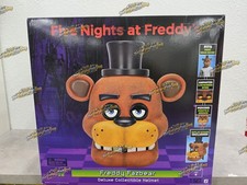 RARE FNAF Freddy Fazbear Deluxe Collector Helmet IN HAND NEW READY TO SHIP picture