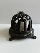 Antique Vintage General Store Ornate Domed Cast Iron String Twine Holder picture
