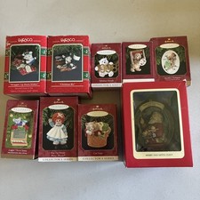 Hallmark/Enesco Christmas Ornaments Set Of 9 Pieces picture