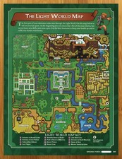 2003 Zelda A Link to the Past Light World Map Gameboy Advance Print Ad/Poster picture