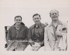 Rex Mays Duke Nalon Jenkins Indianapolis relax 1940s - Himes Estate Photo picture