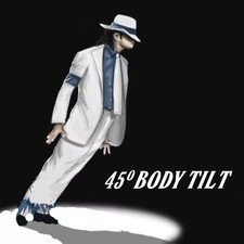 Body Tilt 45° Lean Magic Trick Gimmick Stage Illusion Prop DIY Shoes picture