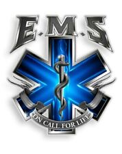 Erazor Bits First Responder Reflective Decals, On Call for Life EMS Sticker, Eme picture