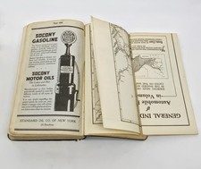 Antique 1922 Kelly Tires Automobile blue book for New England Adirondacks NY picture