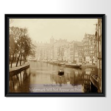 Vintage Amsterdam 1891 Albumen Print - Historic Photo Giclee Fine Art Print picture