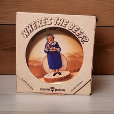 Vintage Wendy's Where's the Beef Collector Plate 1984  Clara Peller picture