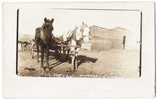real photo Grangers Homestead pioneer West antique postcard RPPC picture
