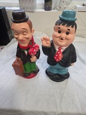 Original Vintage 1970's Set of 2 Laurel and & Hardy 14