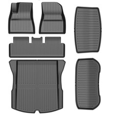 6PCS All-Weather TPE Floor Mats & Cargo Liner Set - Compatible with 2024-2026 picture