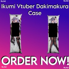 GamerSupps GG Waifu Creator - Ikumi Vtuber Dakimakura Case - Pillow Case NEW picture