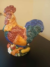 Collins & Co. Vintage Ceramic Rooster Cookie Jar picture