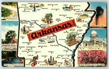 Post Card Arkansas State View c.1954  A1 picture