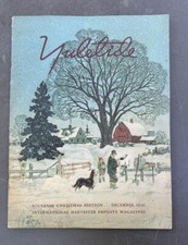 1946 International Harvester Advertising Yuletide Christmas Souvenir Magazine picture