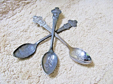 ROLEX, BUCHERER of SWITZERLAND, GENEVE, LUCERNE, SPOONS, Silver, 1 OLD picture