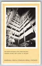 CHICAGO IL NORTH ROTUNDA STATE STREET BUILDING UNUSED unp vtg 6x4 Postcard B03 picture