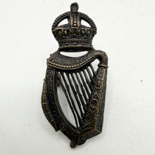 Genuine Obsolete Kings Crown Royal Irish / Ulster Constabulary Cap Badge picture