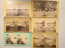 (6) New York State Stereoview Photo Lake George S.R. Stoddard picture
