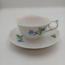 MEISSEN Alpine Flora Cup & Saucer picture