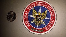 RARE Vintage NEW unused NATIONAL DRUG INTELLIGENCE CENTER  DOJ issued NDIC patch picture