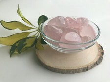Rose Quartz Tumble Stone Beautiful Gemstone Selfcare Healing Antianxiety  picture