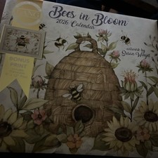 Lang Brands, Bees in Bloom Special Edition 2027 Wall Calendar by Susan Winget picture