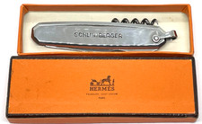Hermes Paris Slumberger Pocket Knife With Box Made in France picture