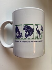 Vintage Brannan Island State Recreation Area Fishing Ceramic Coffee Mug picture