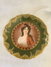 Antique Prussian Lady Portrait Plate picture
