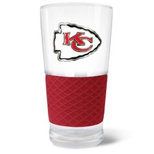 Kansas City Chiefs 22oz Pilsner Glass with Silicone Grip picture