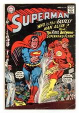 Superman #199 GD/VG 3.0 1967 1st Superman vs Flash race picture