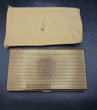 Vintage Majestic ribbed gold-tone Cigarette case picture