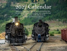 2027 Wall Calendar DURANGO SILVERTON COLORADO HISTORIC STEAM NARROW GAUGE TRAIN picture