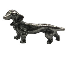 Pewter Figurine Dachshund Miniature Wiener Dog Lover picture