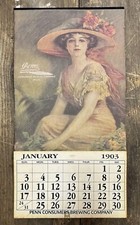 PENN CONSUMERS Brewing Co., Philadelphia, PA, 1903 Beer Calendar picture