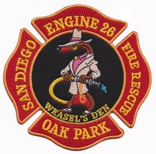 San Diego Engine 26 Oak Park Fire Patch , picture